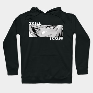 Aesthetic Smug Anime Girl Skill Issue Gaming Waifu Hoodie